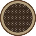 Concord Global 5 ft. 3 in. Jewel Athens - Round, Brown 54280